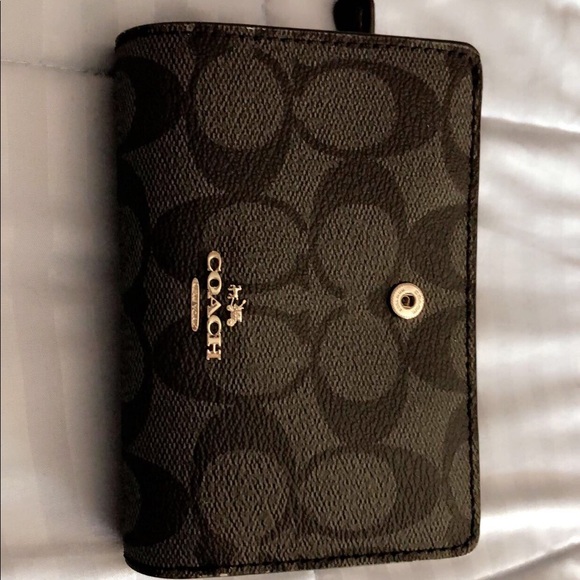 Black Smoke Coach Wallet - Picture 2 of 3